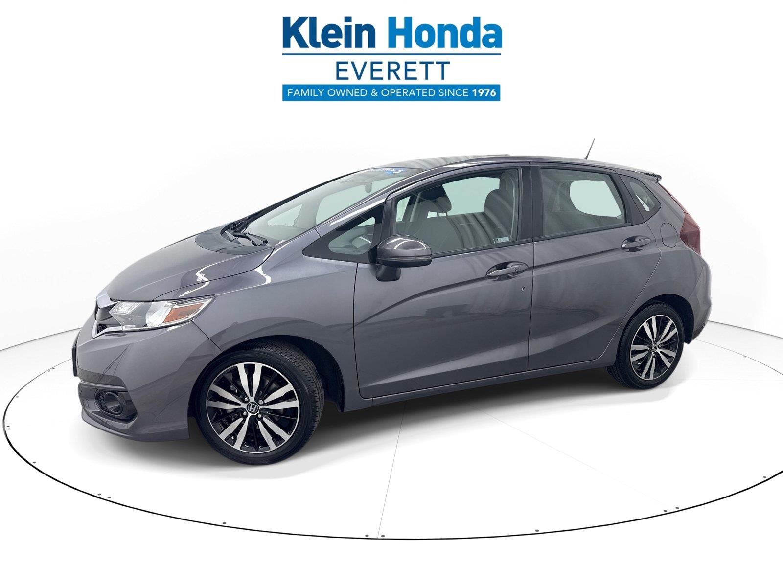 Gray (Modern Steel Metallic) 2019 Honda Fit Hatchback Front-Wheel Drive 7-Speed CVT