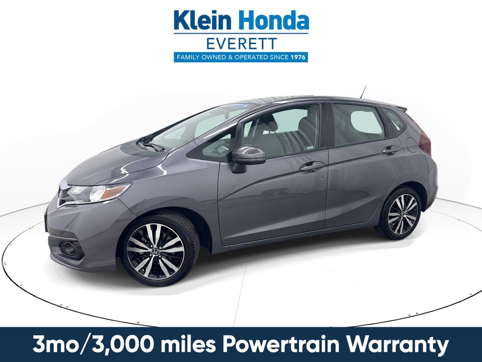 Gray (Modern Steel Metallic) 2019 Honda Fit Hatchback Front-Wheel Drive 7-Speed CVT