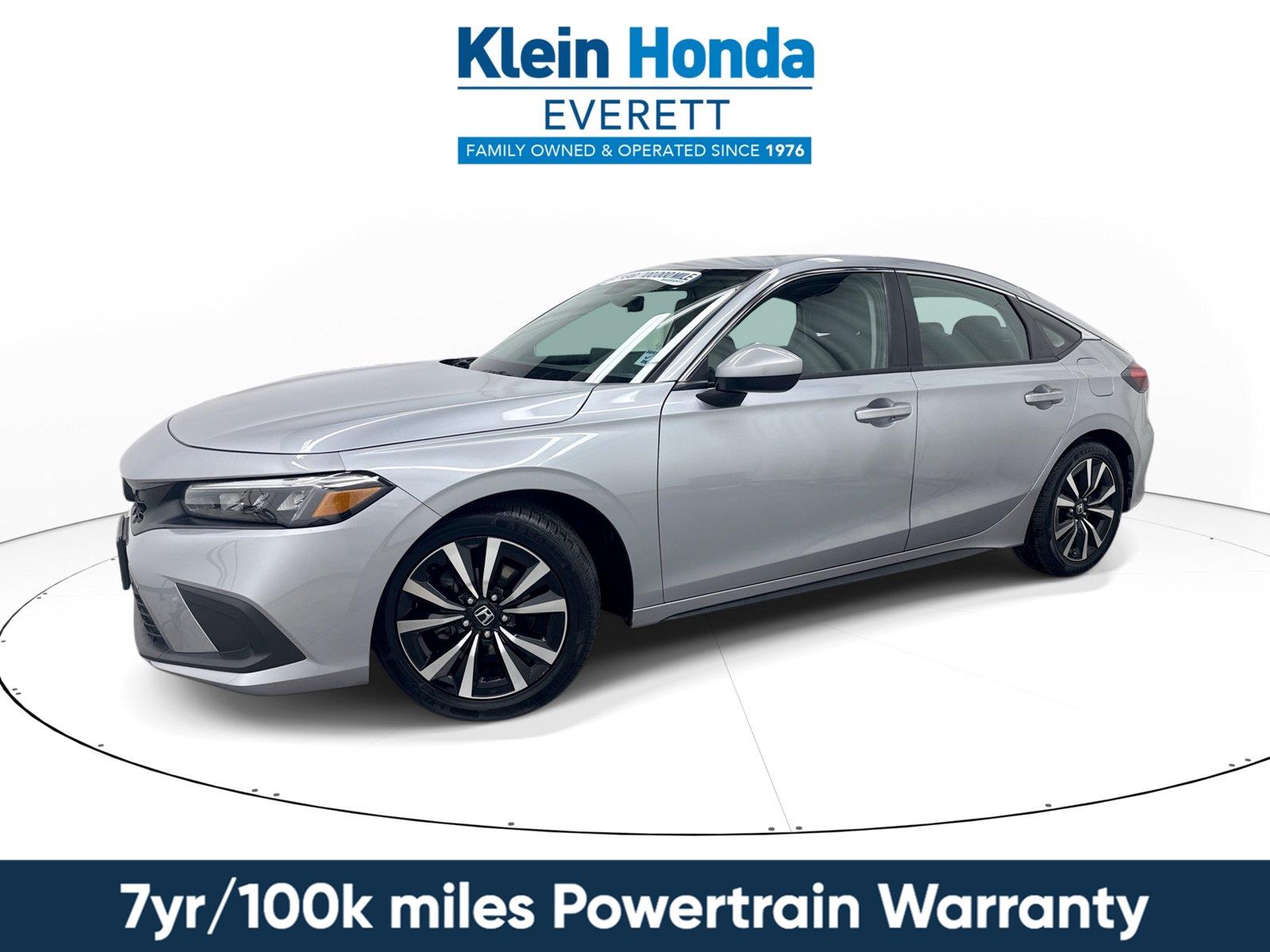 Lunar Silver Metallic 2024 Honda Civic Hatchback Hatchback Front-Wheel Drive Continuously Variable Transmission