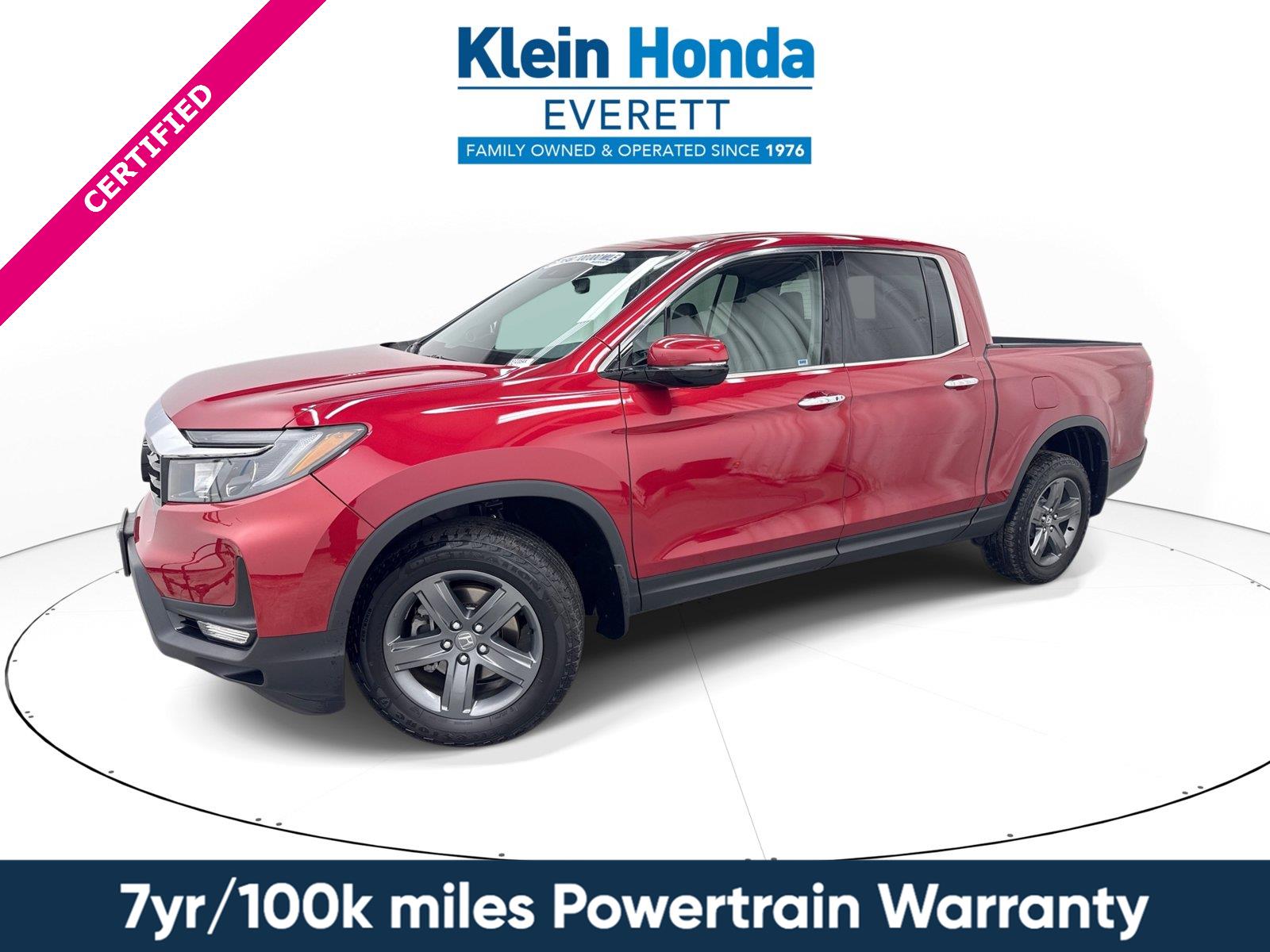 Radiant Red Metallic II 2023 Honda Ridgeline Pickup Truck All-Wheel Drive Automatic