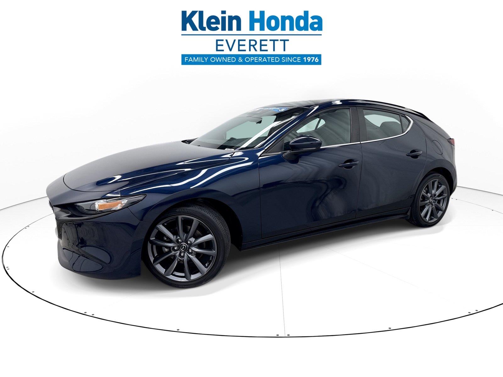Deep Crystal Blue Mica 2022 Mazda MAZDA3 Hatchback All-Wheel Drive Automatic