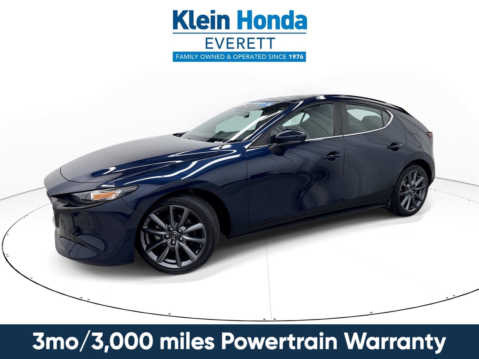 Deep Crystal Blue Mica 2022 Mazda MAZDA3 Hatchback All-Wheel Drive Automatic