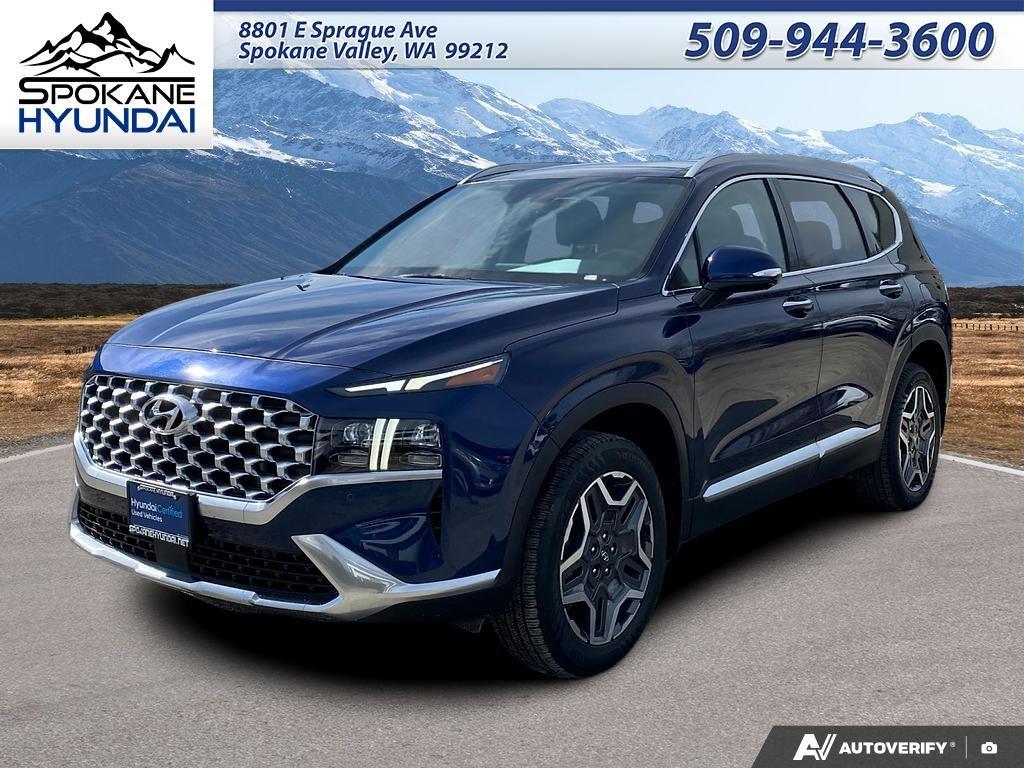 Blue (Stormy Sea) 2022 Hyundai Santa Fe Limited AWD SUV / Crossover All-Wheel Drive Automatic