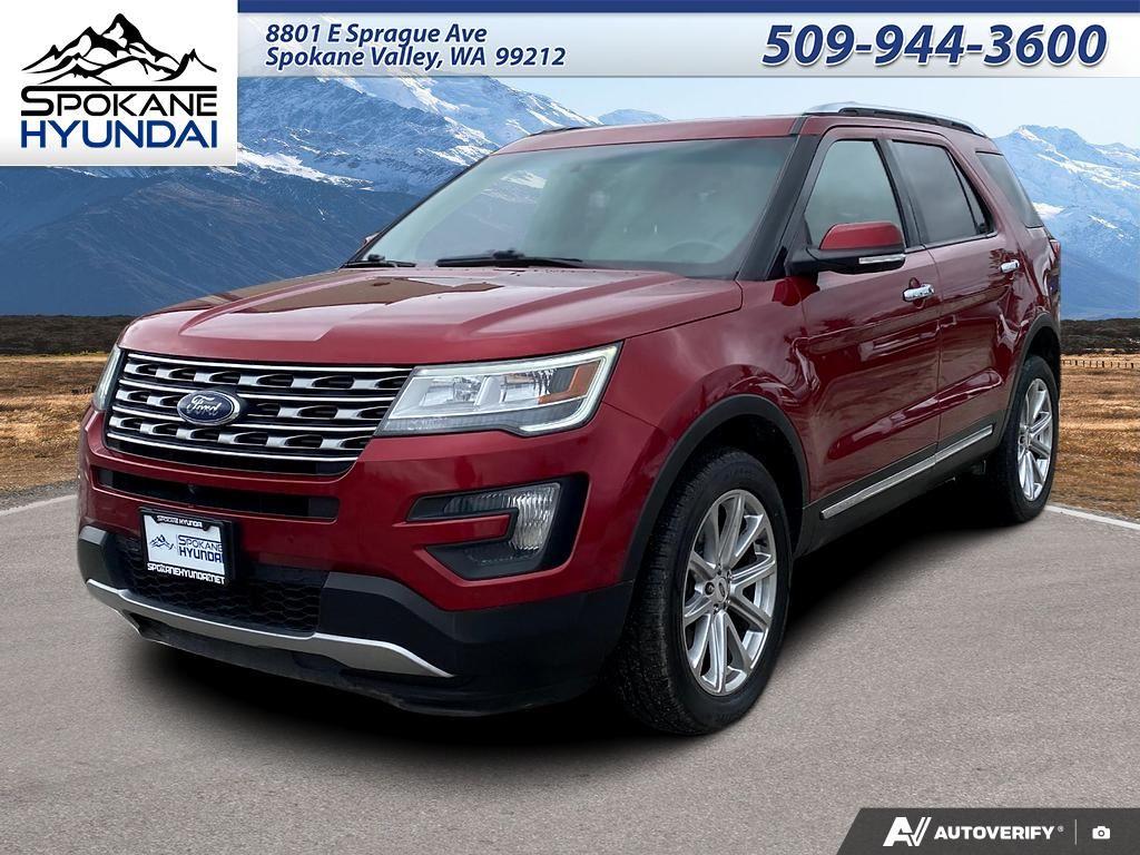 Ruby Red Metallic Tinted Clearcoat 2016 Ford Explorer Limited 4WD SUV / Crossover All-Wheel Drive 6-Speed Automatic