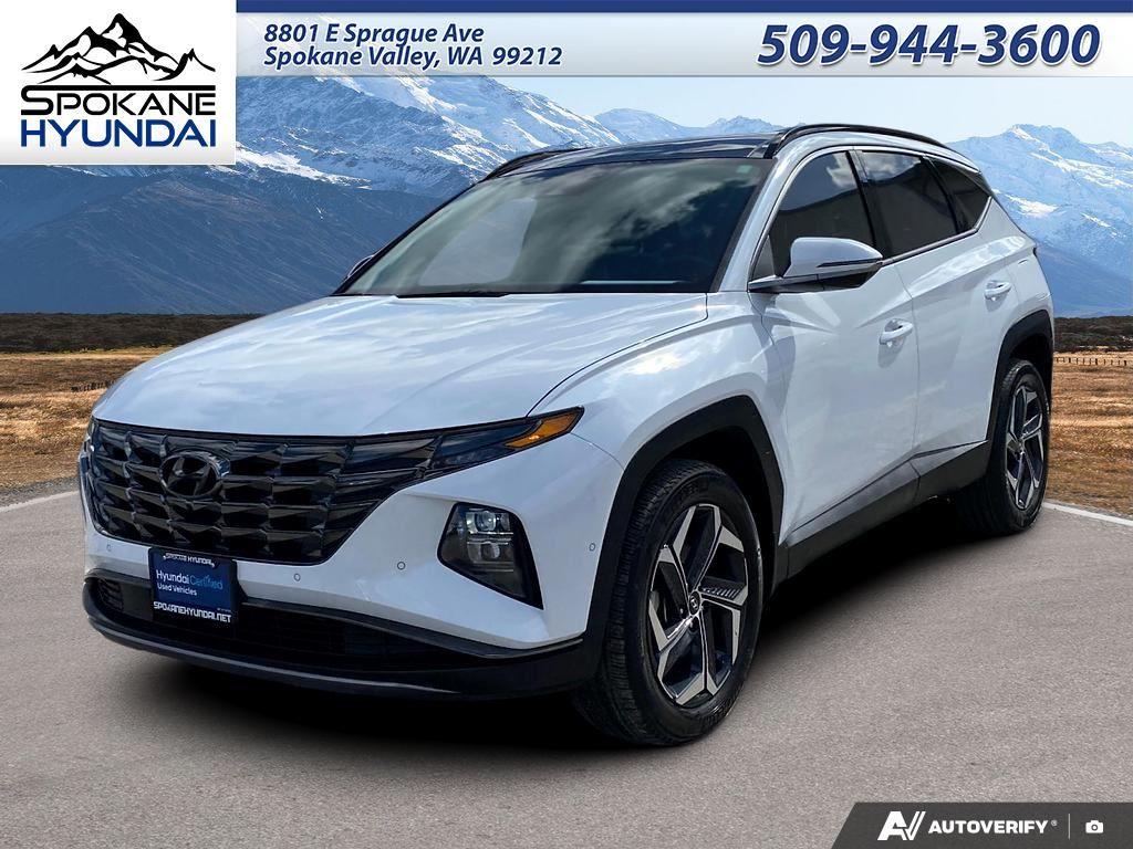 White Pearl 2024 Hyundai Tucson Hybrid Limited AWD SUV / Crossover All-Wheel Drive Automatic