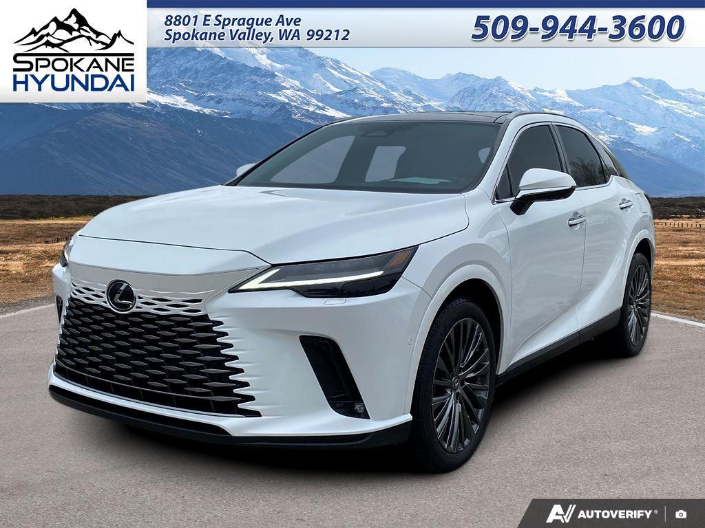 Eminent White Pearl 2025 Lexus RX Hybrid 350h Luxury AWD SUV / Crossover All-Wheel Drive Continuously Variable Transmission