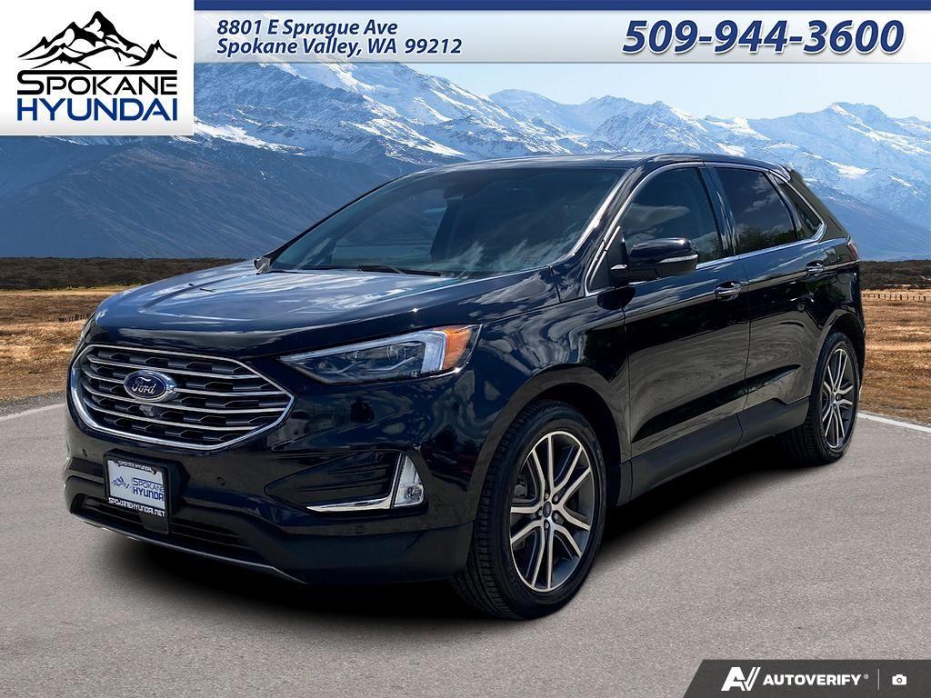 Agate Black Metallic 2022 Ford Edge SUV / Crossover All-Wheel Drive 8-Speed Automatic