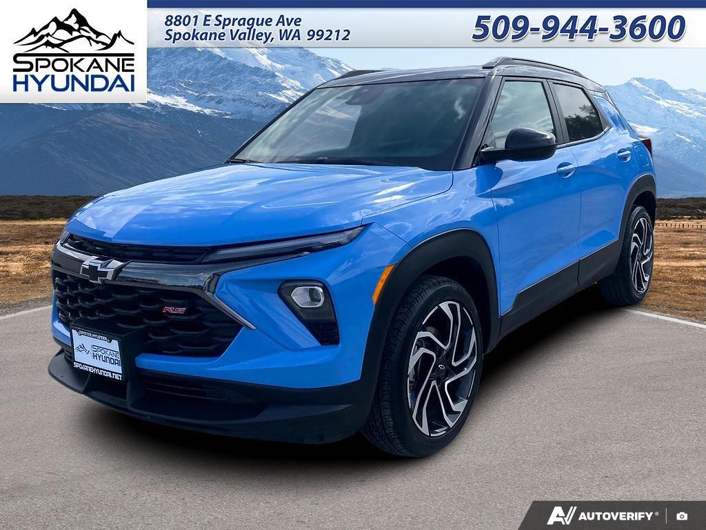 Fountain Blue 2024 Chevrolet Trailblazer SUV / Crossover Four-Wheel Drive 9-Speed Automatic