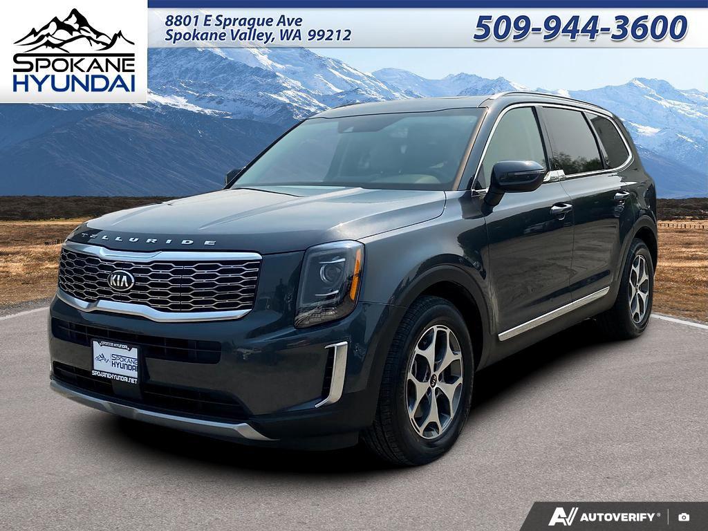 Gray (Gravity Grey) 2020 Kia Telluride SUV / Crossover All-Wheel Drive Automatic