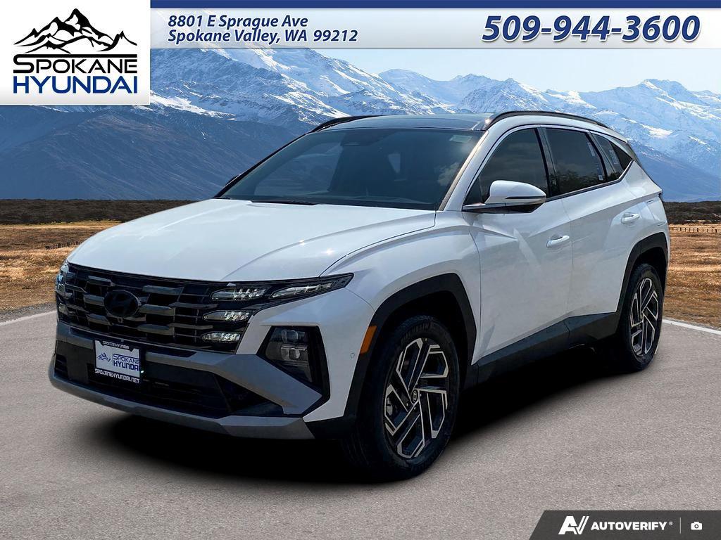 Creamy White Pearl 2026 Hyundai Tucson Hybrid SUV / Crossover All-Wheel Drive Automatic