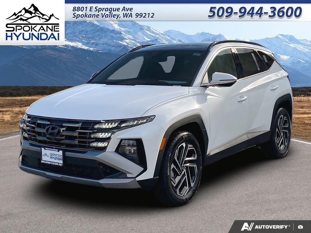 Creamy White Pearl 2026 Hyundai Tucson Hybrid SUV / Crossover All-Wheel Drive Automatic