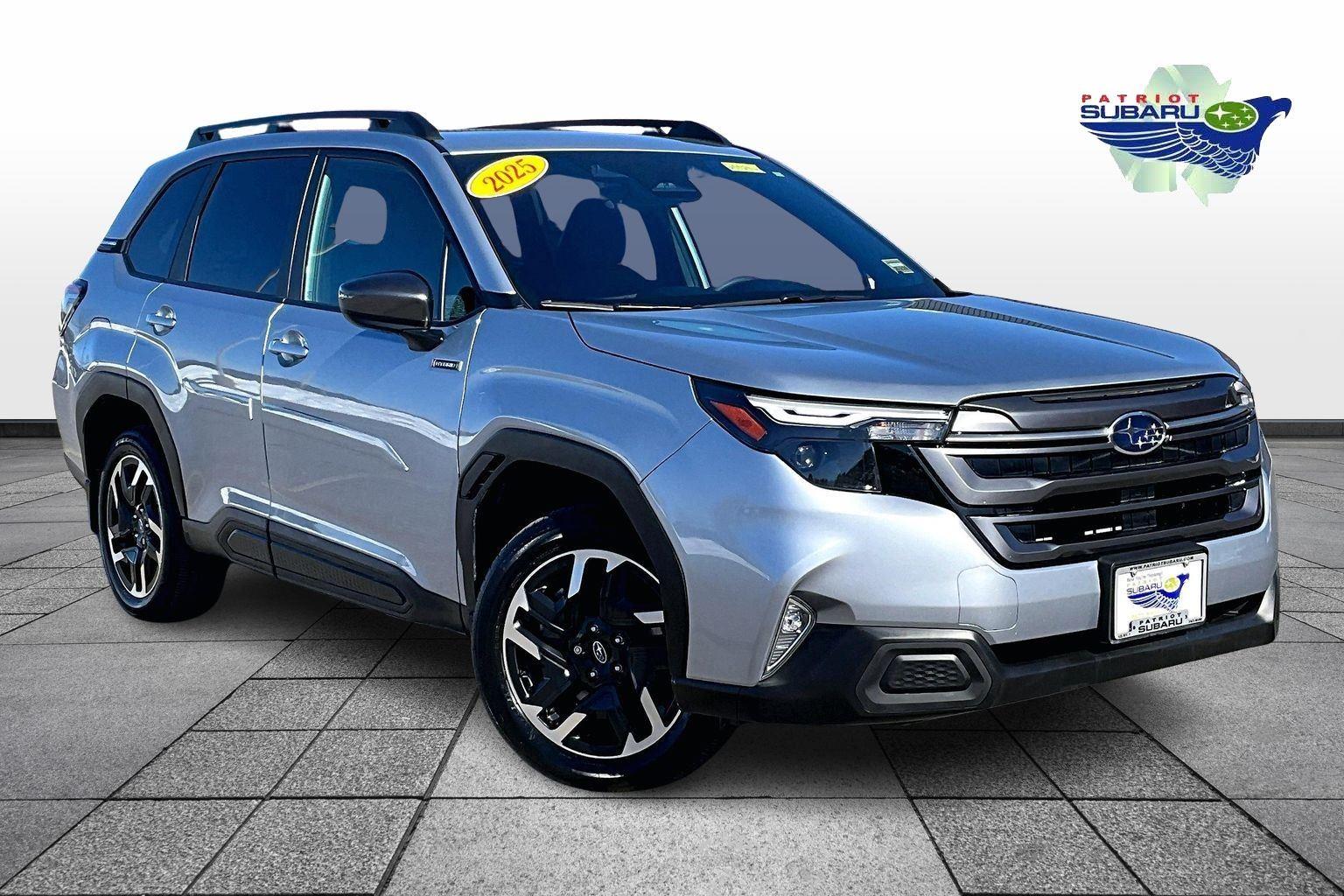Ice Silver Metallic 2025 Subaru Forester Hybrid SUV / Crossover All-Wheel Drive Continuously Variable Transmission