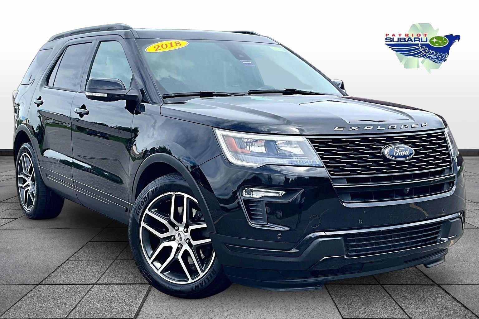 Shadow Black 2018 Ford Explorer SUV / Crossover All-Wheel Drive 6-Speed Automatic