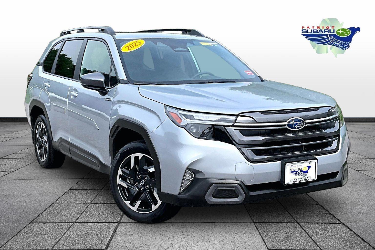 Ice Silver Metallic 2025 Subaru Forester Hybrid SUV / Crossover All-Wheel Drive Continuously Variable Transmission