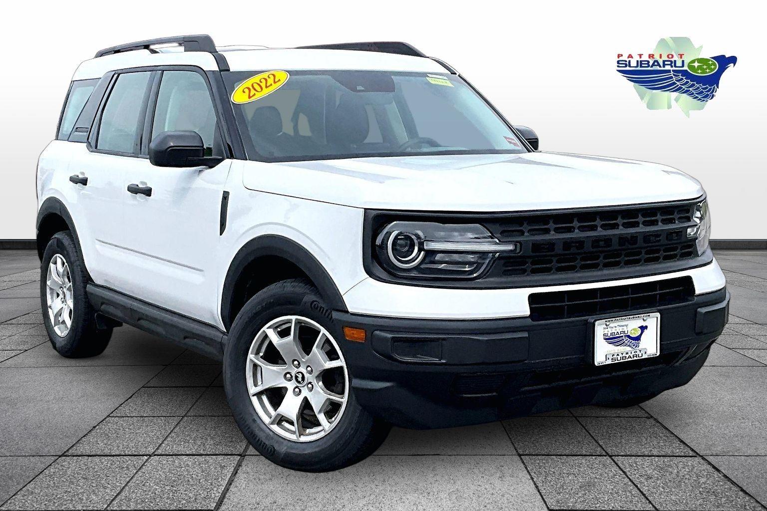 Oxford White 2022 Ford Bronco Sport SUV / Crossover All-Wheel Drive 8-Speed Automatic