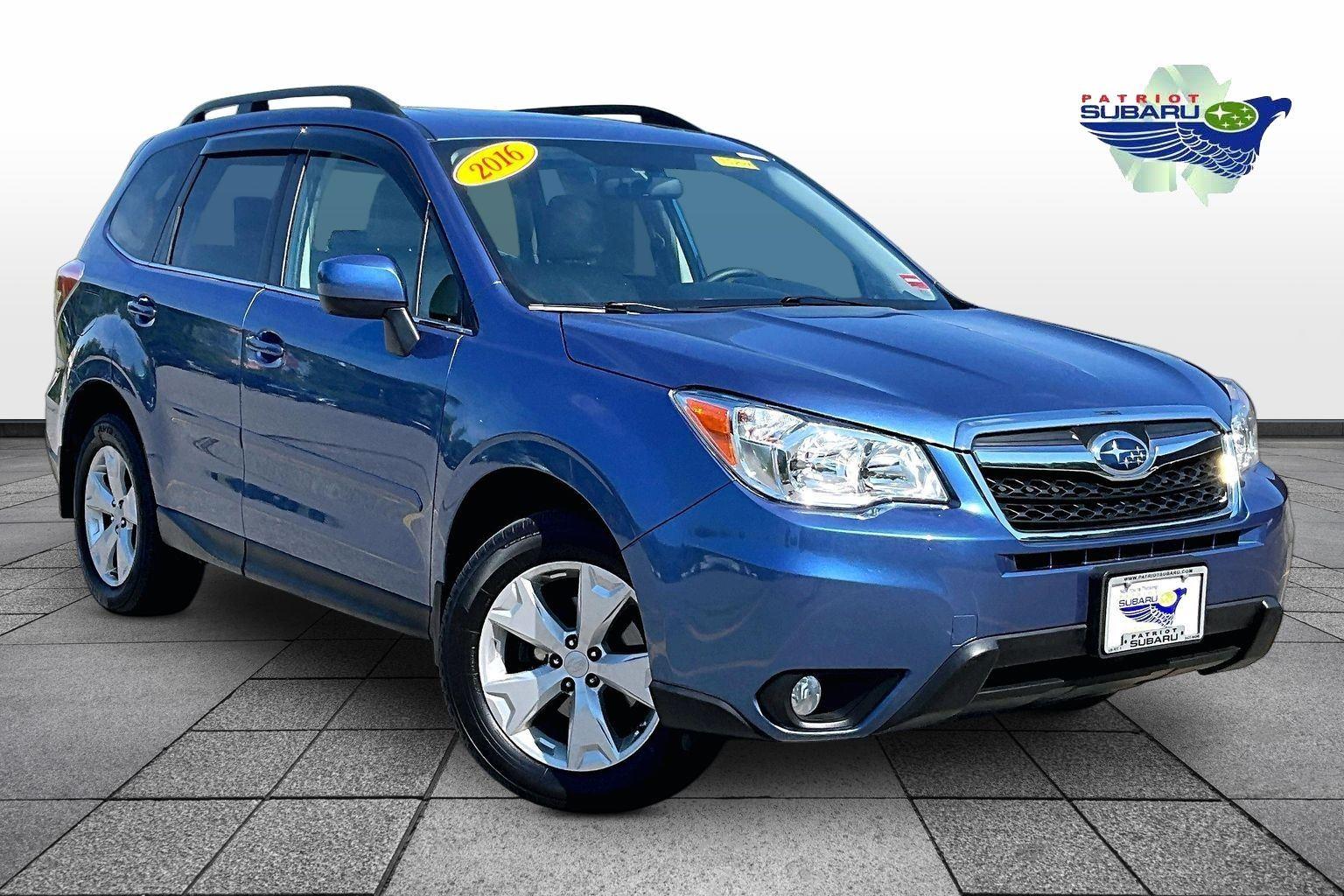 Quartz Blue Pearl 2016 Subaru Forester SUV / Crossover All-Wheel Drive Continuously Variable Transmission