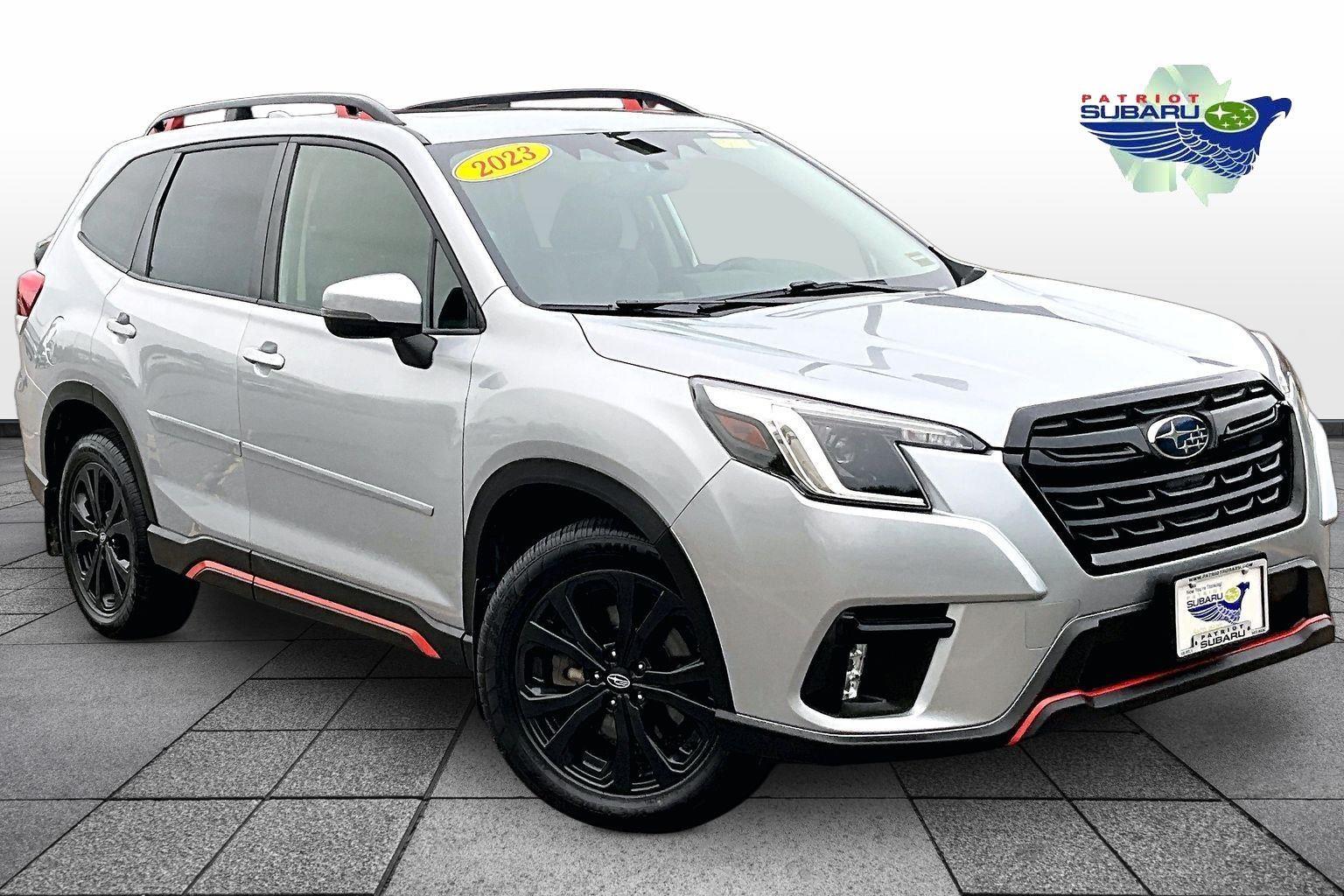 Ice Silver Metallic 2023 Subaru Forester SUV / Crossover All-Wheel Drive Continuously Variable Transmission