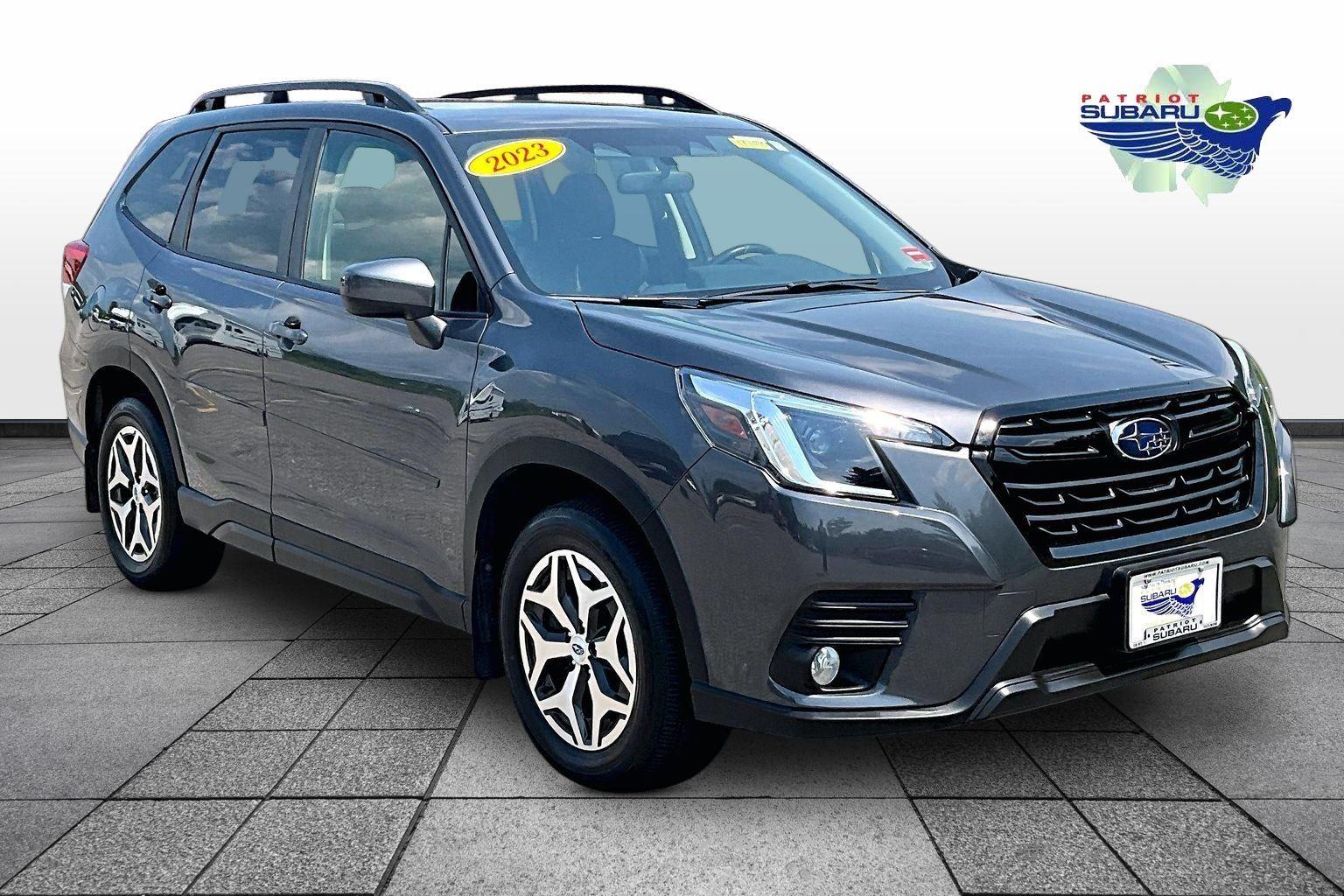 Magnetite Gray Metallic 2023 Subaru Forester SUV / Crossover All-Wheel Drive Continuously Variable Transmission