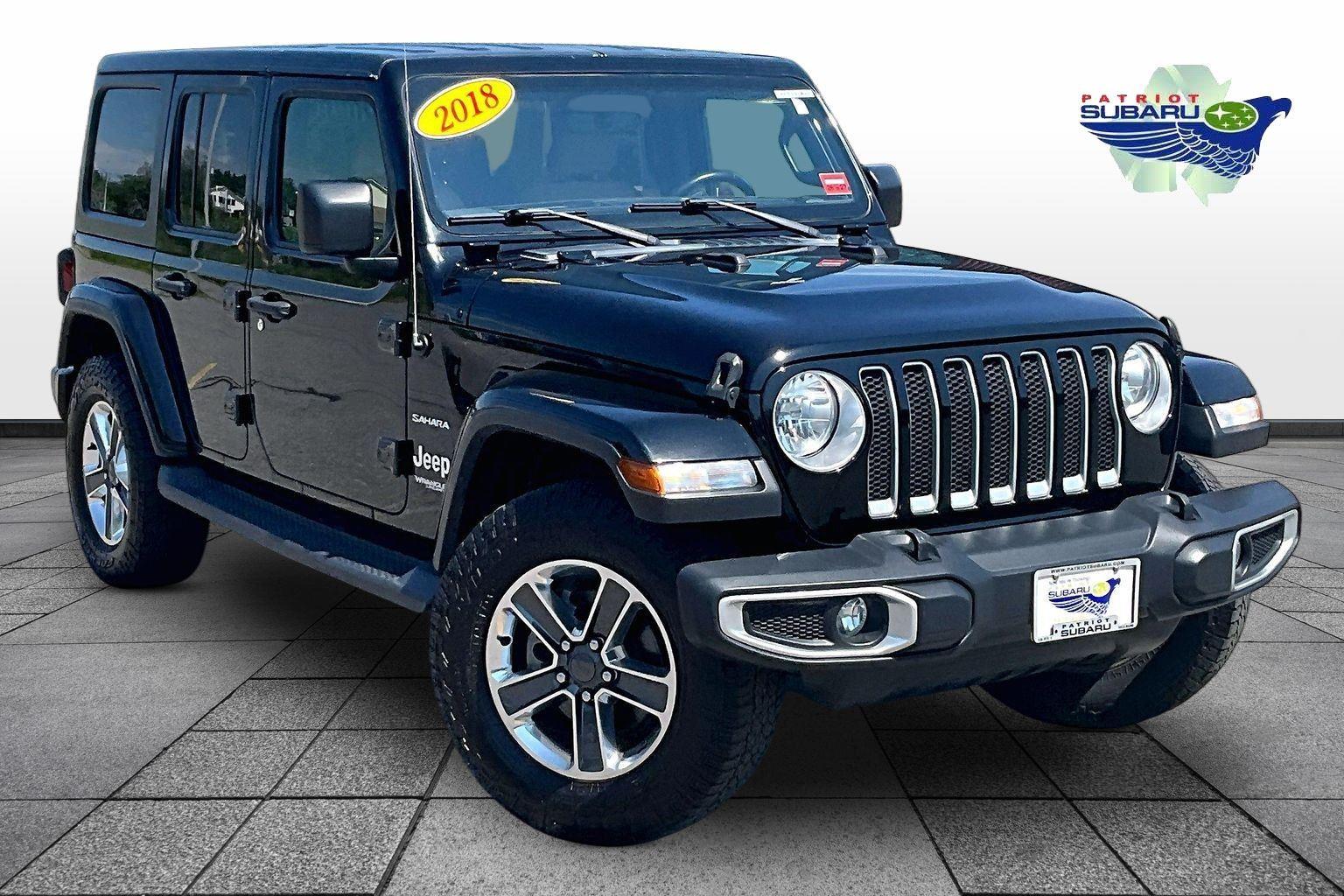 Black Clearcoat 2018 Jeep Wrangler SUV / Crossover Four-Wheel Drive 8-Speed Automatic