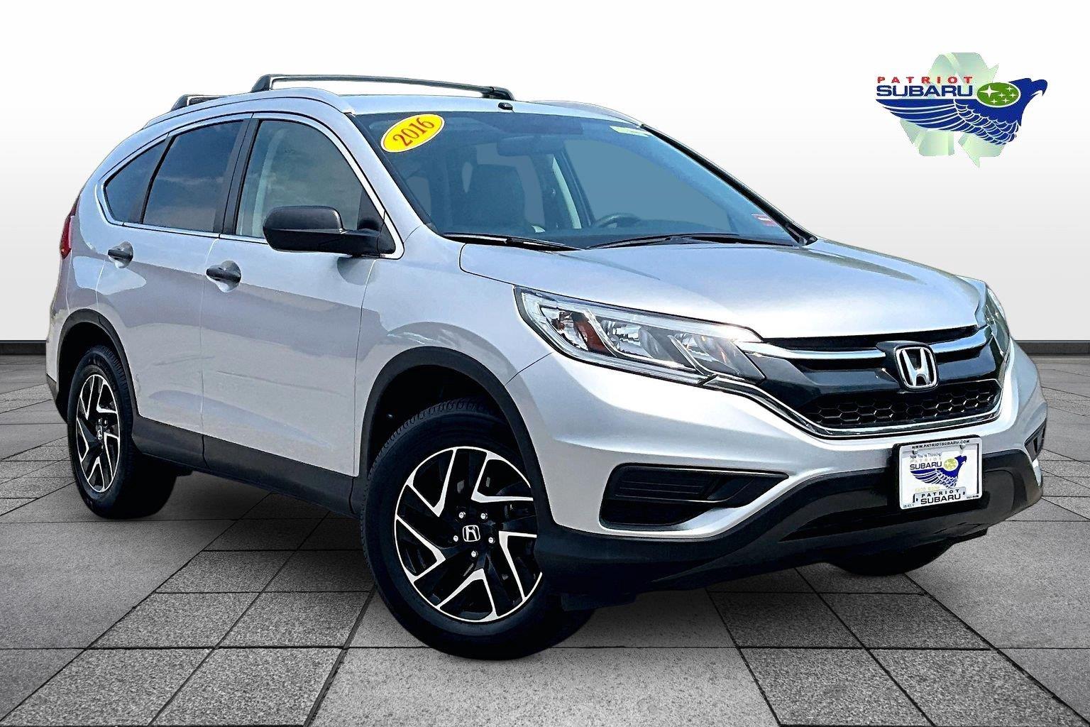 Alabaster Silver Metallic 2016 Honda CR-V SUV / Crossover All-Wheel Drive Continuously Variable Transmission