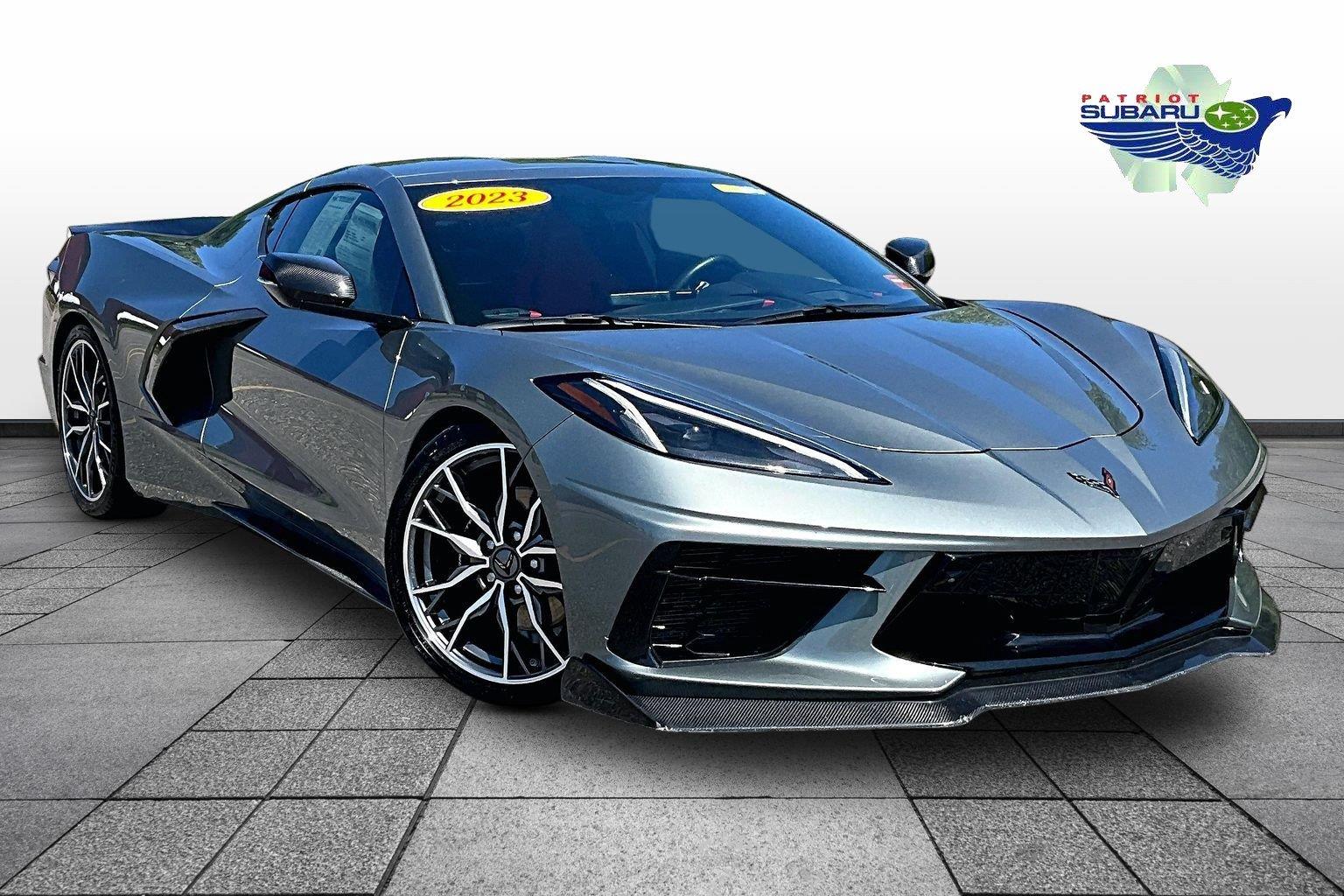 Hypersonic Gray Metallic 2023 Chevrolet Corvette Coupe Rear-Wheel Drive 8-Speed Dual Clutch