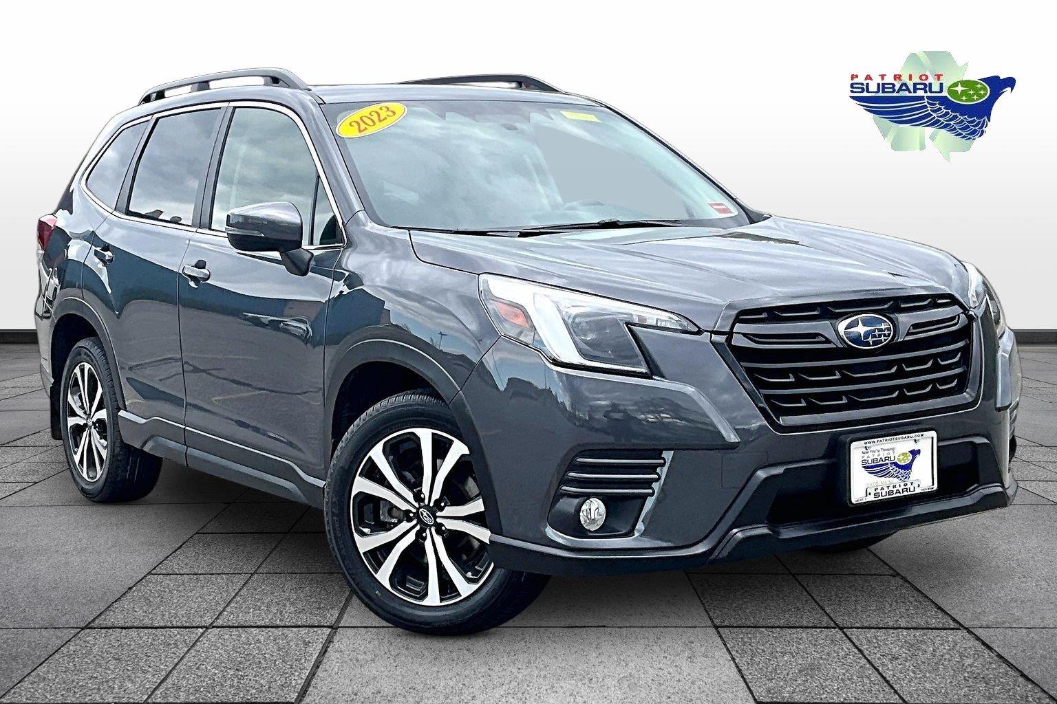 Magnetite Gray Metallic 2023 Subaru Forester SUV / Crossover All-Wheel Drive Continuously Variable Transmission