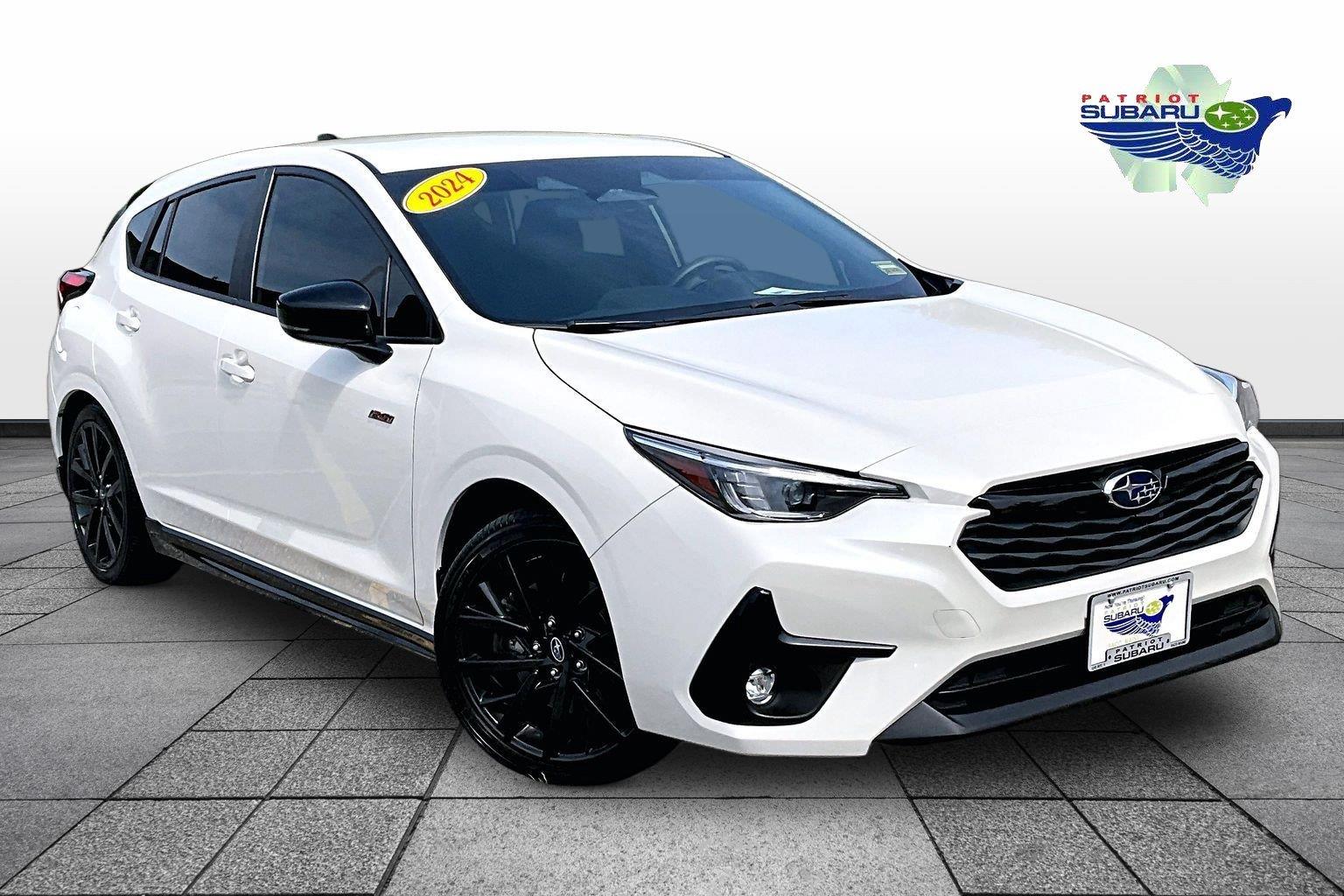 Crystal White Pearl 2024 Subaru Impreza Wagon All-Wheel Drive Continuously Variable Transmission