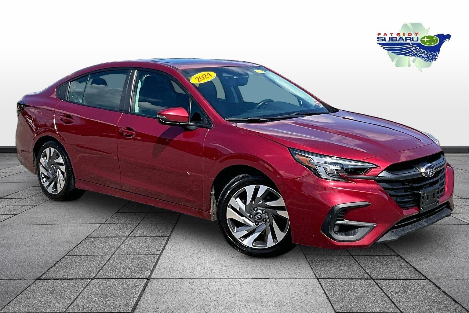 Crimson Red Pearl 2024 Subaru Legacy Sedan All-Wheel Drive Continuously Variable Transmission