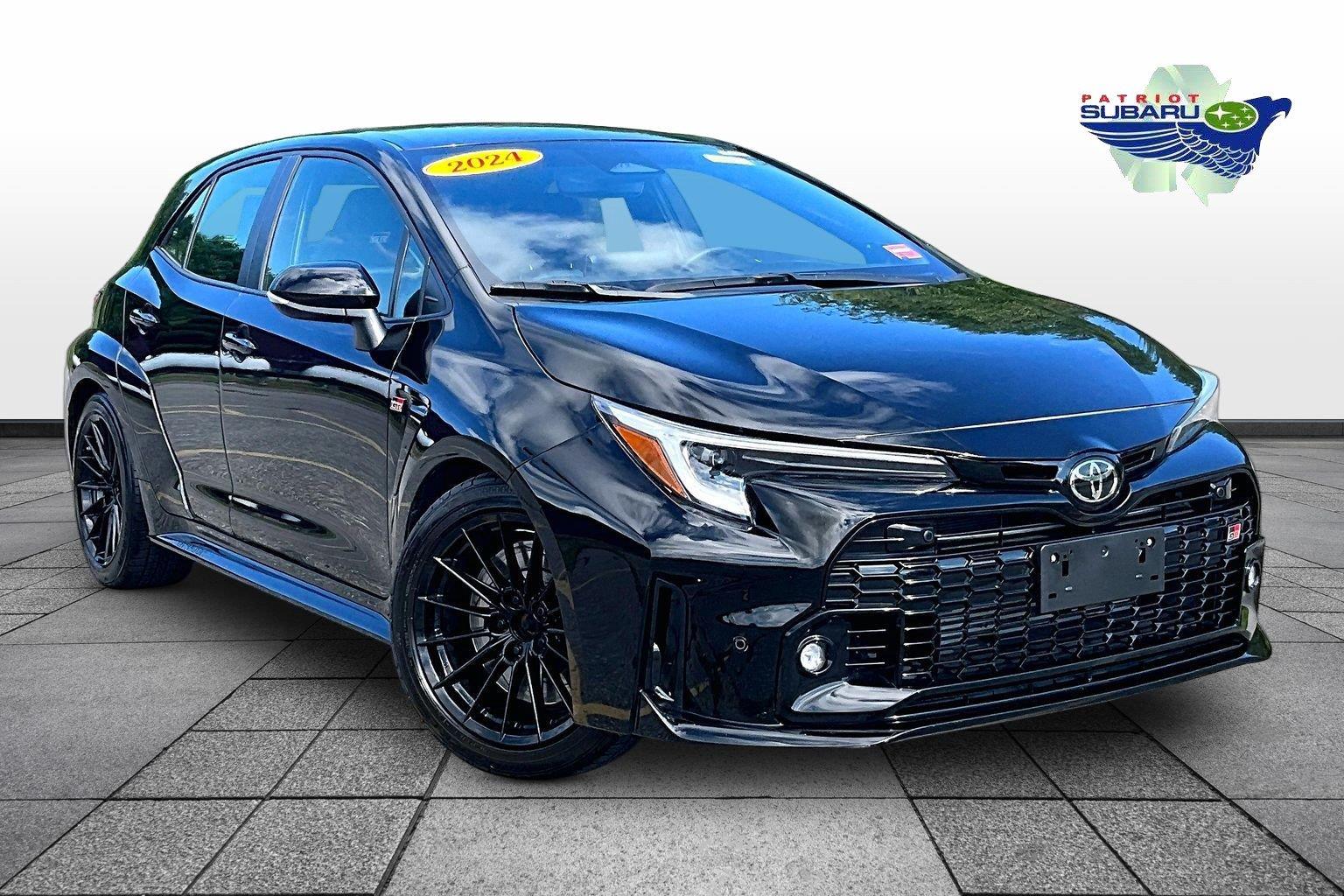 Black 2024 Toyota GR Corolla Hatchback All-Wheel Drive Manual