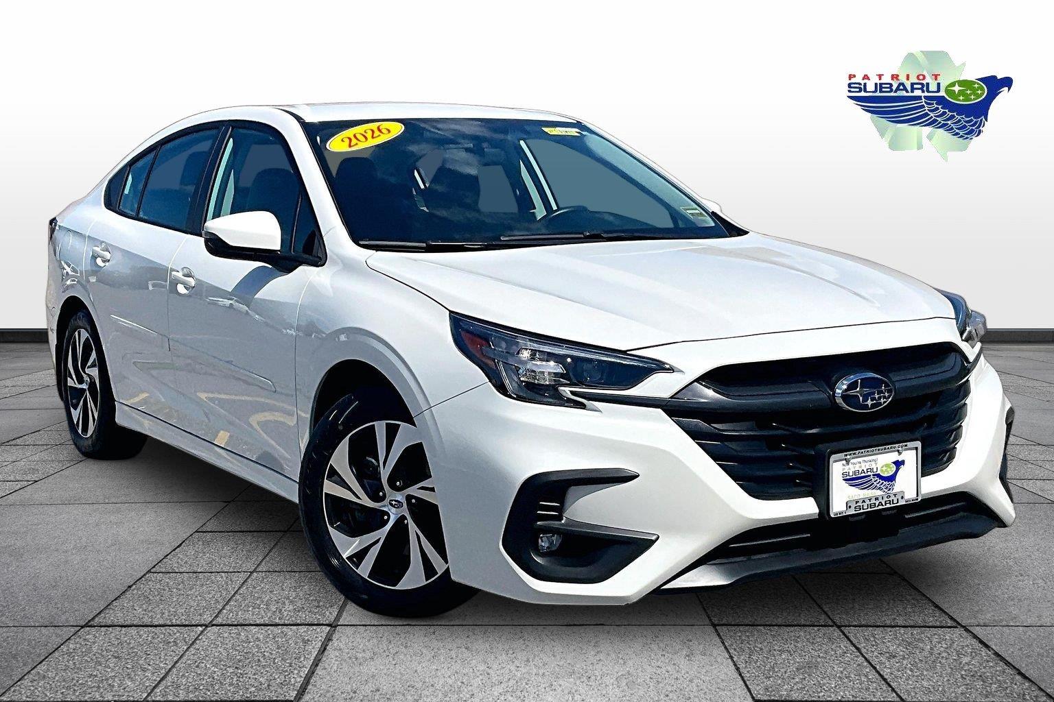 Crystal White Pearl 2025 Subaru Legacy Sedan All-Wheel Drive Continuously Variable Transmission