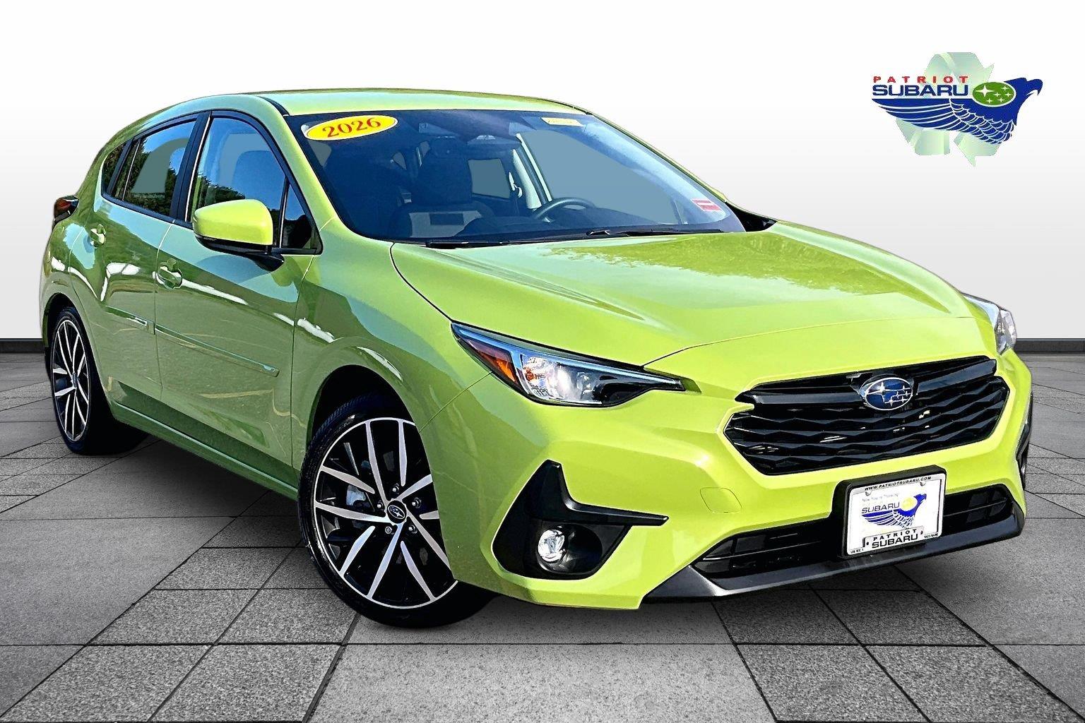 Citron Yellow Pearl 2026 Subaru Impreza Wagon All-Wheel Drive Continuously Variable Transmission