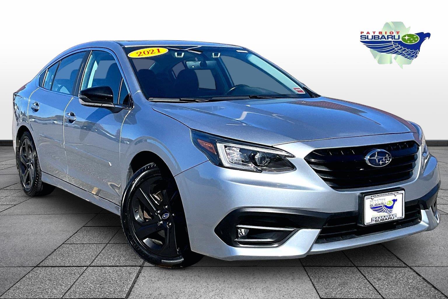 Ice Silver Metallic 2021 Subaru Legacy Sedan All-Wheel Drive Continuously Variable Transmission