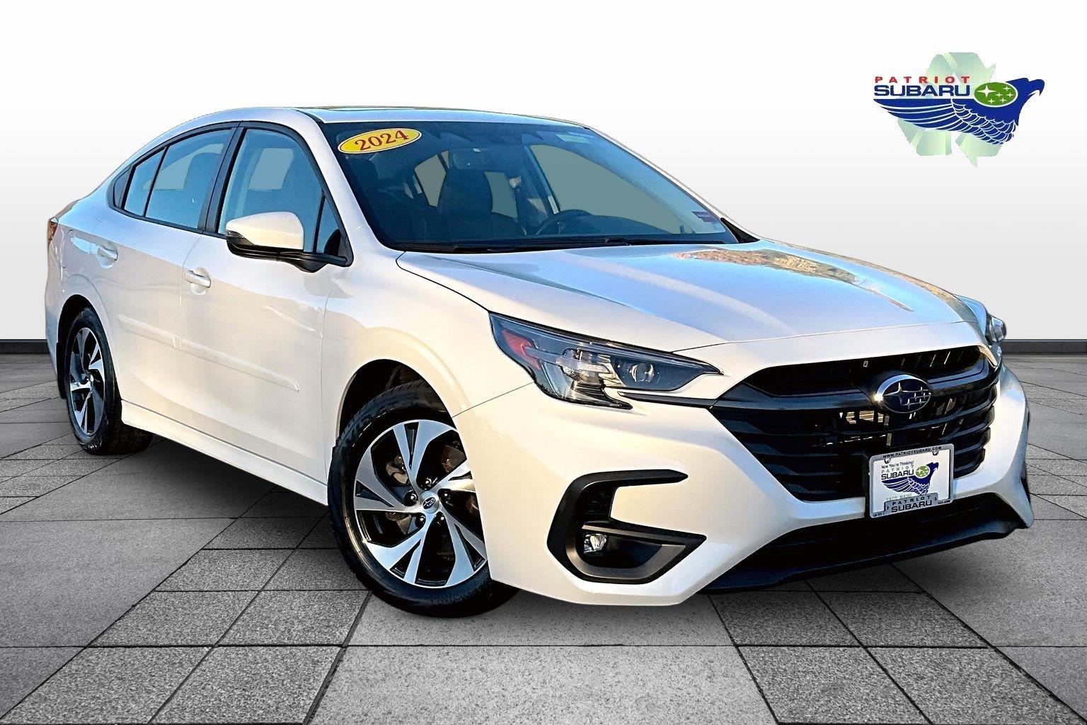 Crystal White Pearl 2024 Subaru Legacy Sedan All-Wheel Drive Continuously Variable Transmission
