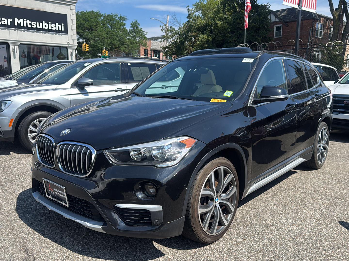 Jet Black 2017 BMW X1 SUV / Crossover Front-Wheel Drive 8-Speed Automatic