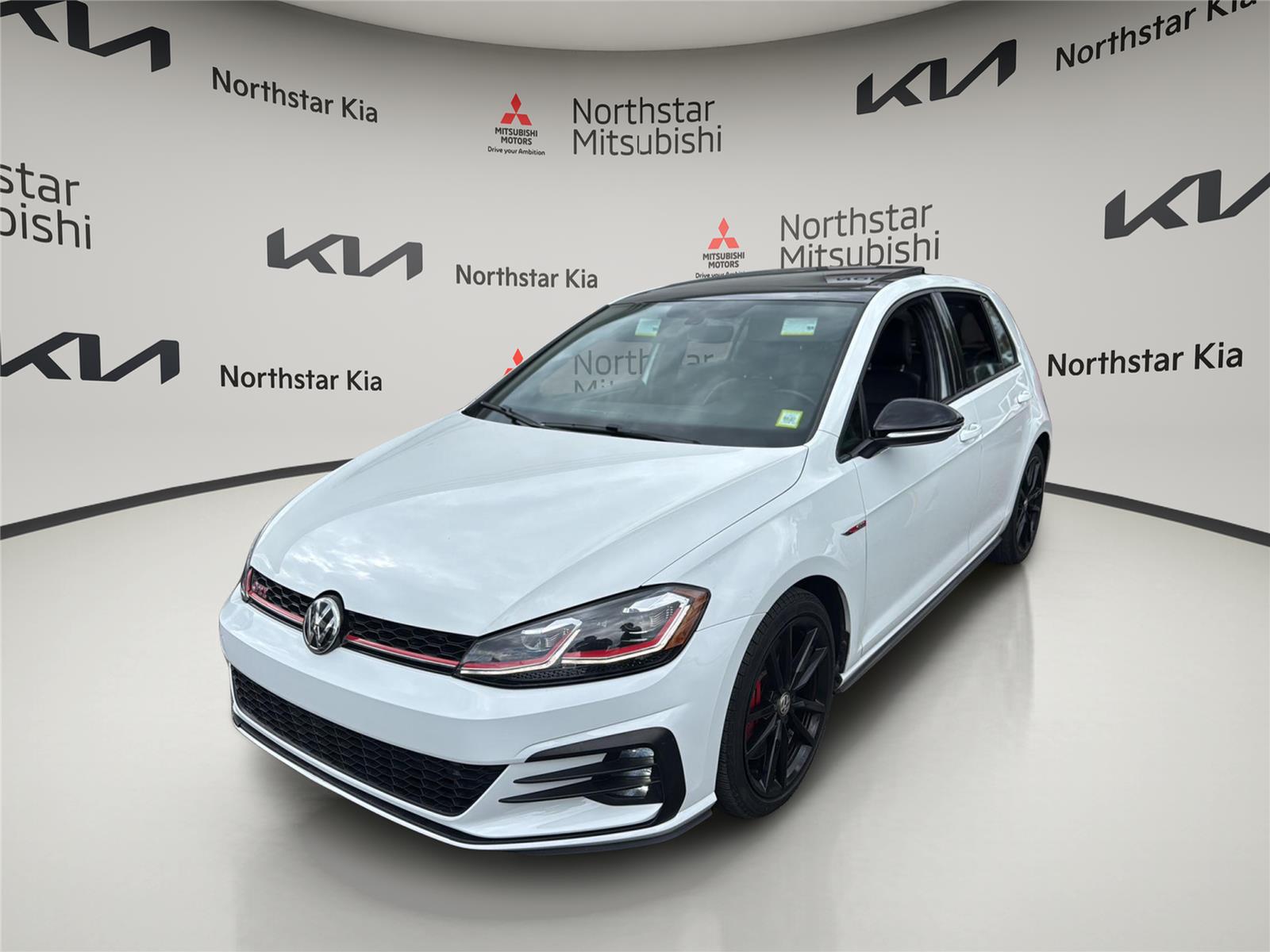 Pure White 2021 Volkswagen Golf GTI 2.0T SE FWD Hatchback Front-Wheel Drive Automatic