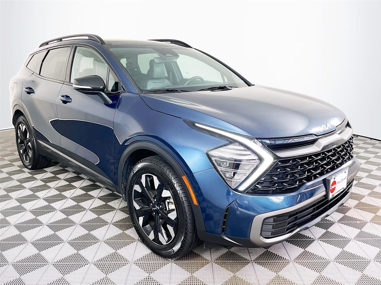 Vesta Blue 2024 Kia Sportage Hybrid Plug-In SUV / Crossover All-Wheel Drive 6-Speed Automatic