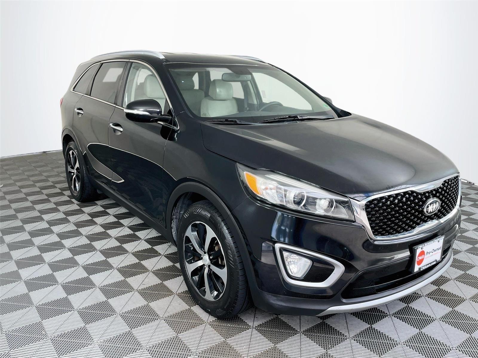 Ebony Black 2017 Kia Sorento EX V6 FWD SUV / Crossover Front-Wheel Drive 6-Speed Automatic