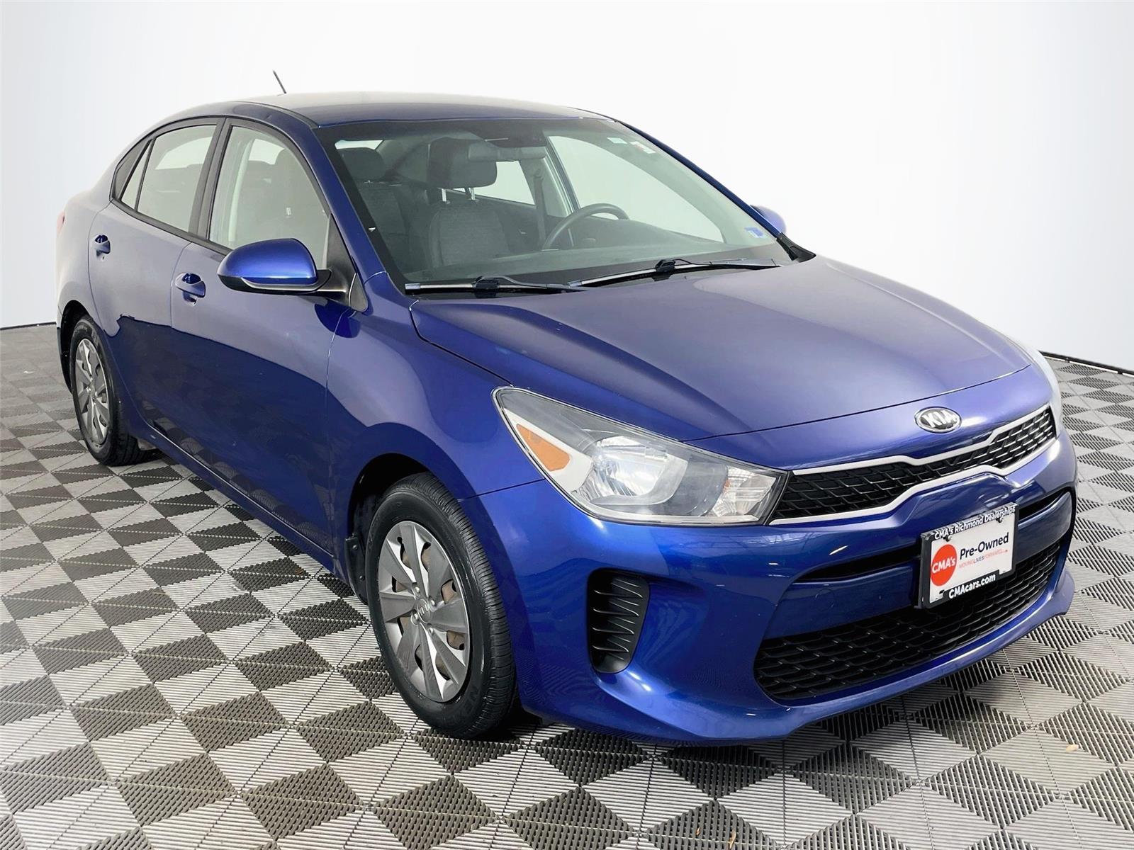 Deep Sea Blue 2020 Kia Rio Sedan Front-Wheel Drive Continuously Variable Transmission