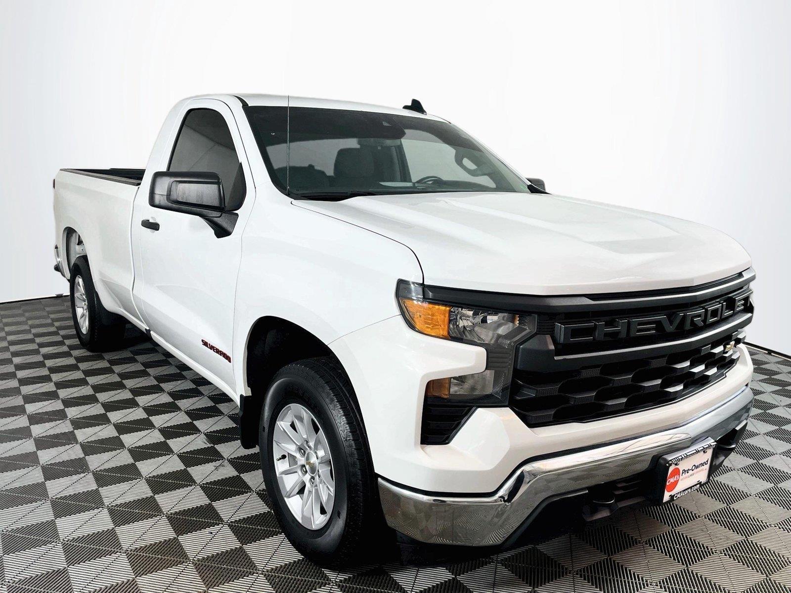 Summit White 2024 Chevrolet Silverado 1500 Pickup Truck 4X2 Automatic