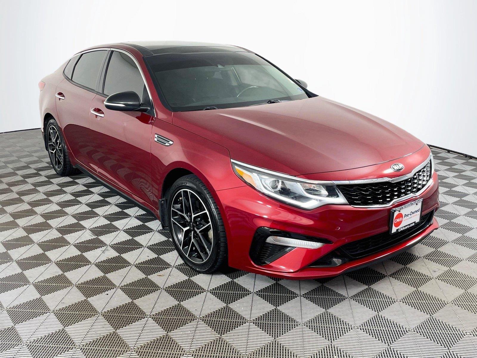 Passion Red 2020 Kia Optima Sedan Front-Wheel Drive Automatic