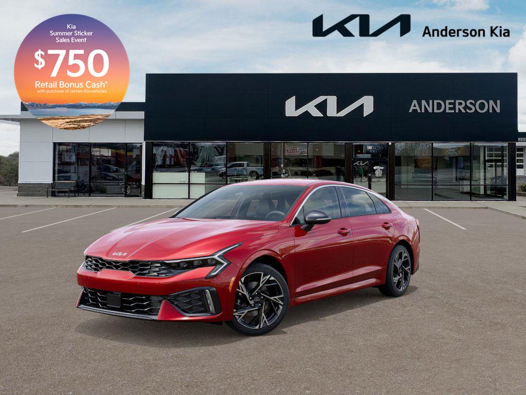 Runway Red 2026 Kia K5 Sedan Front-Wheel Drive 8-Speed Automatic