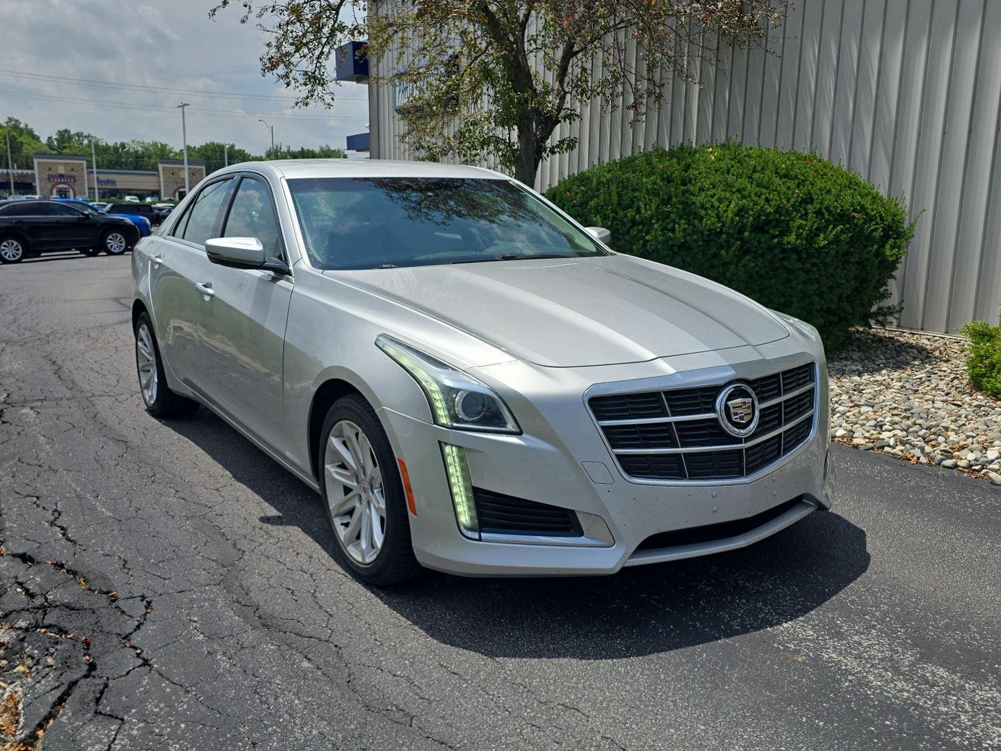 Radiant Silver Metallic 2014 Cadillac CTS Sedan All-Wheel Drive 6-Speed Automatic