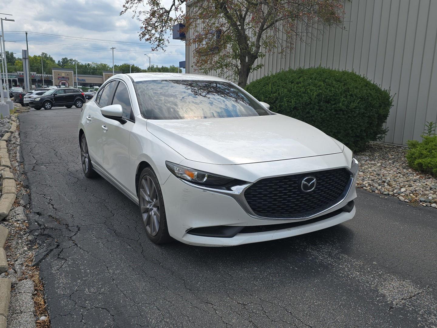 Snowflake White Pearl Mica 2021 Mazda MAZDA3 Sedan All-Wheel Drive Automatic