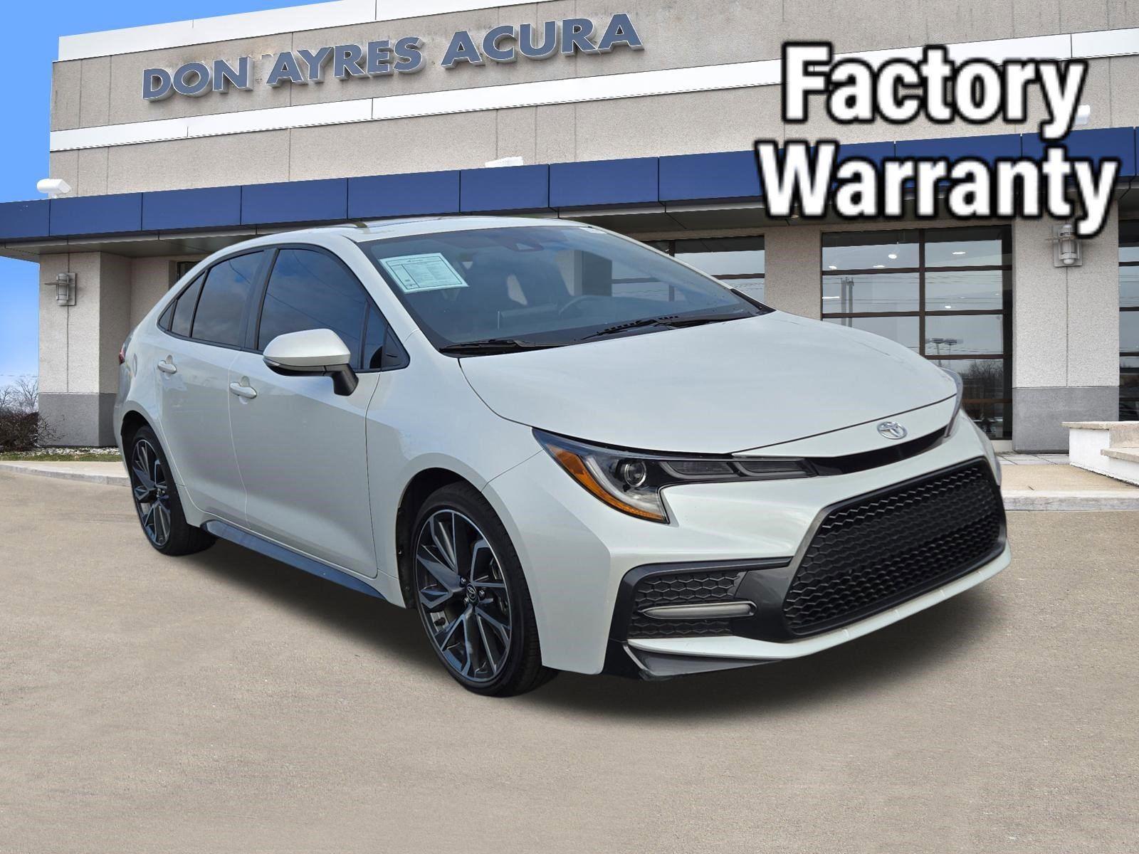 White (Wind Chill Pearl) 2022 Toyota Corolla XSE FWD Sedan Front-Wheel Drive Continuously Variable Transmission