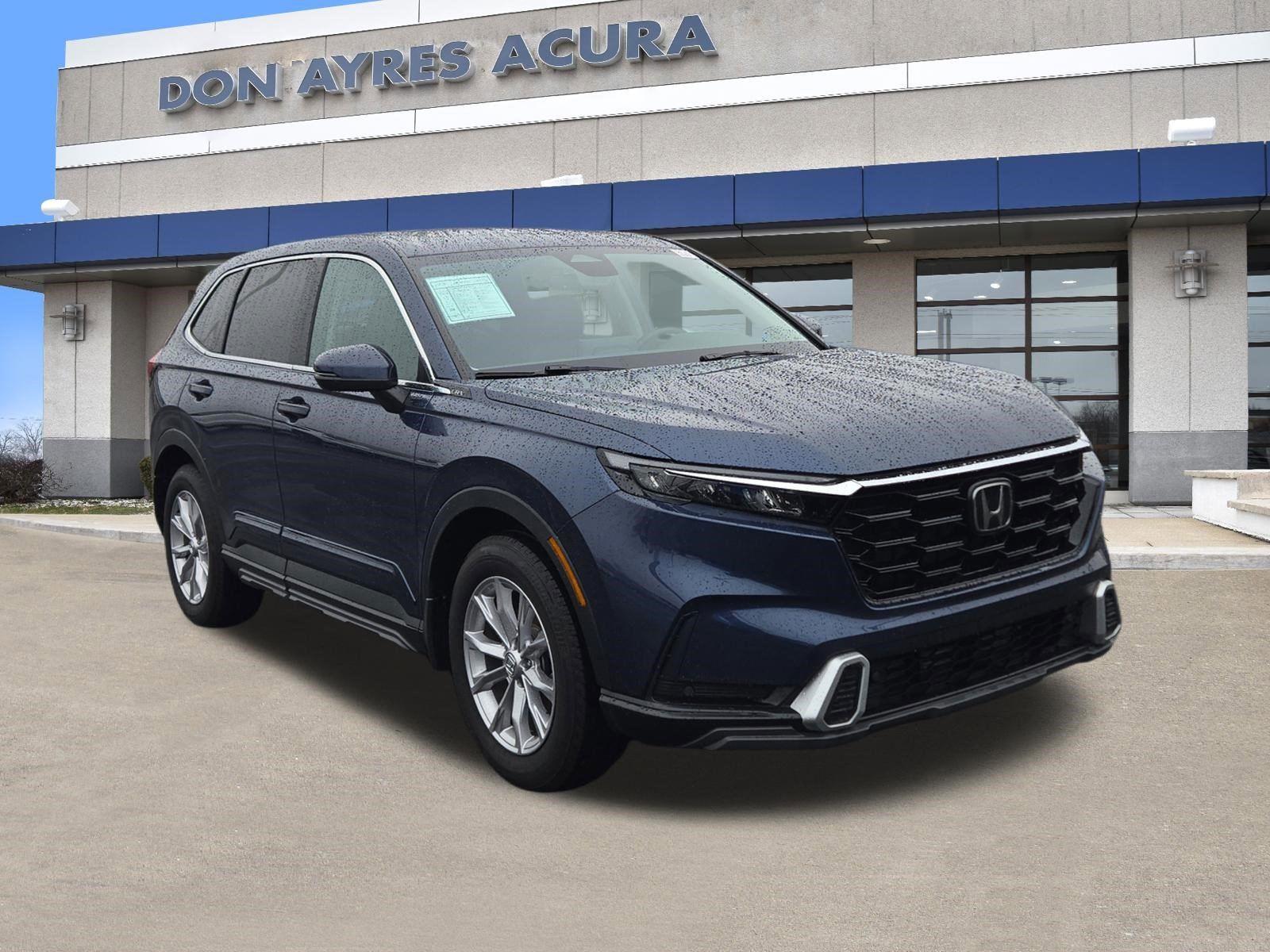 Canyon River Blue Metallic 2023 Honda CR-V EX-L AWD SUV / Crossover All-Wheel Drive Continuously Variable Transmission