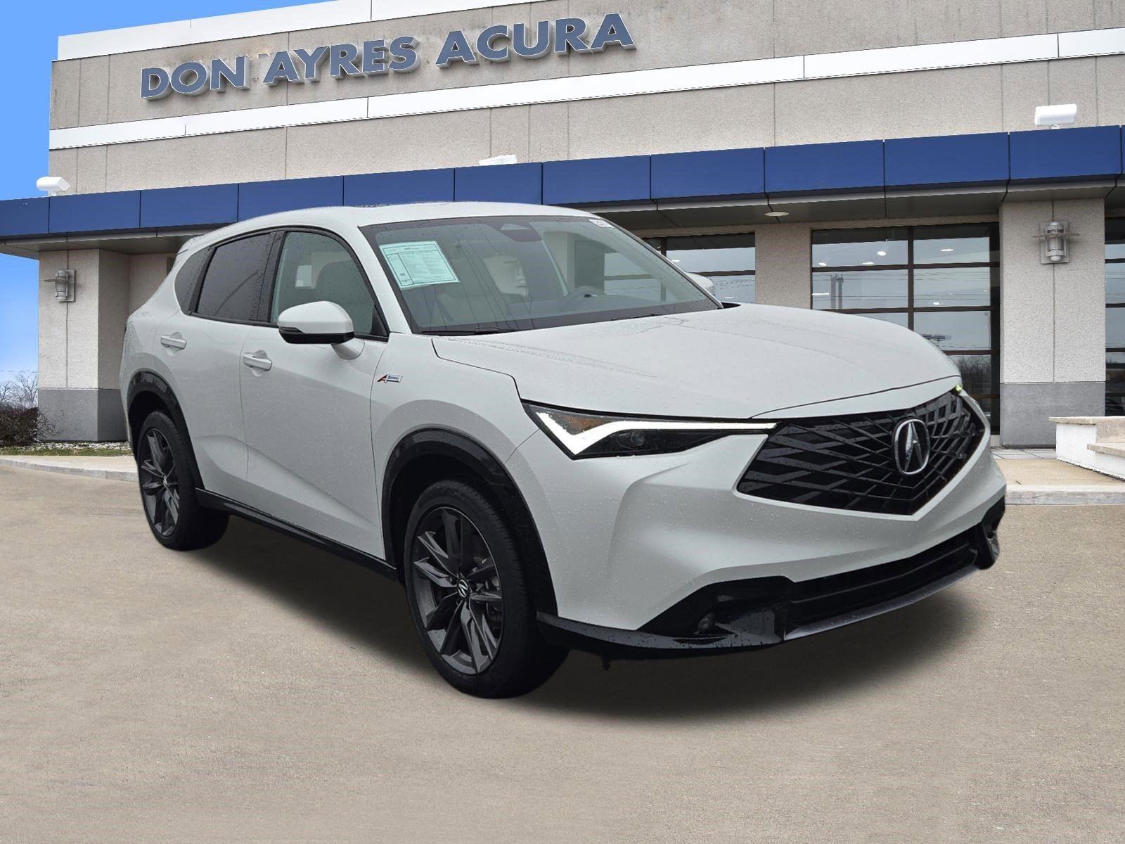 Platinum White Pearl 2025 Acura ADX SH-AWD with A-SPEC Package SUV / Crossover All-Wheel Drive Continuously Variable Transmission