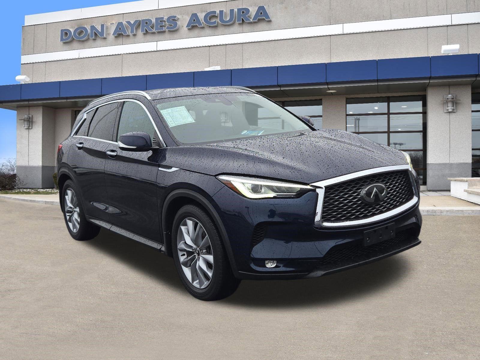Hermosa Blue 2019 INFINITI QX50 Luxe AWD SUV / Crossover All-Wheel Drive Continuously Variable Transmission