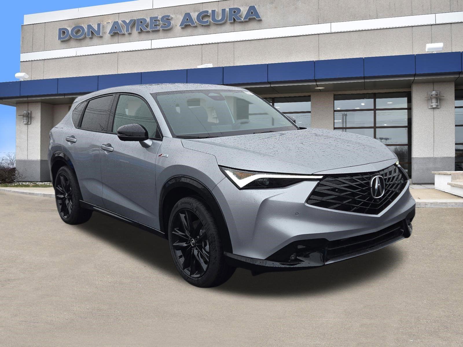 Solar Silver Metallic 2026 Acura ADX FWD with A-SPEC and Advance Package SUV / Crossover Front-Wheel Drive Continuously Variable Transmission