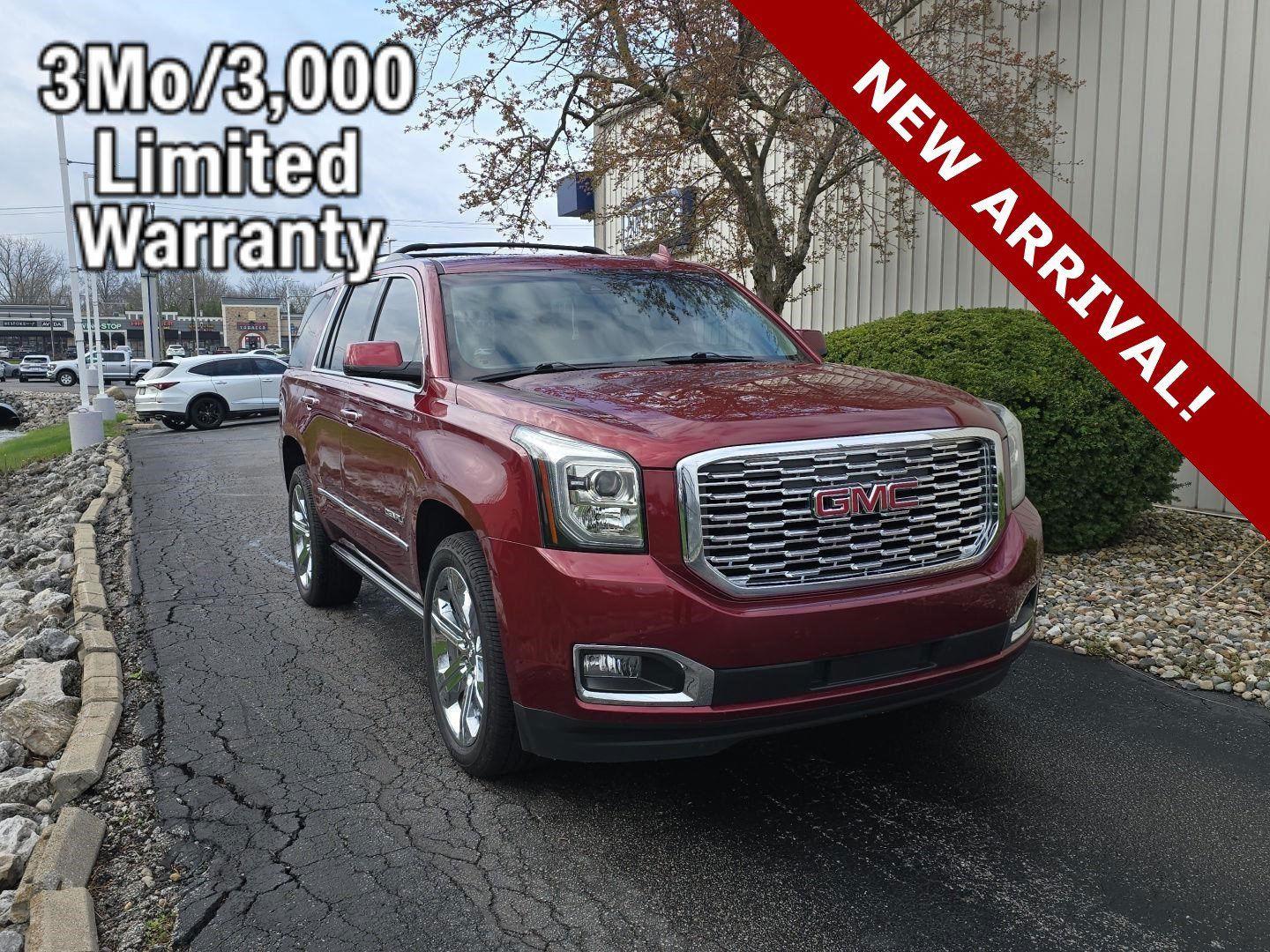 Crimson Red Tintcoat 2019 GMC Yukon Denali 4WD SUV / Crossover Four-Wheel Drive Automatic