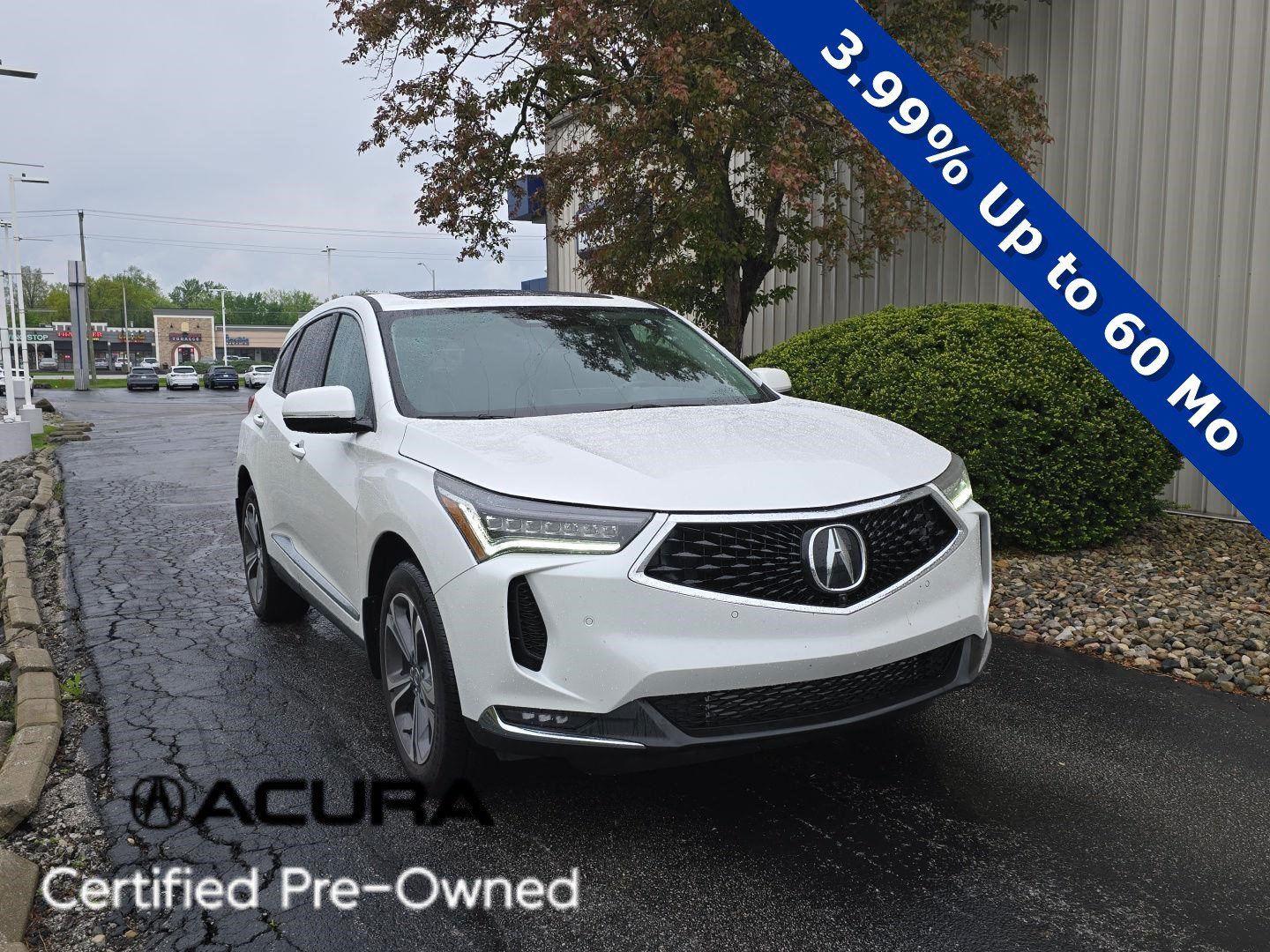 Platinum White Pearl 2022 Acura RDX SH-AWD with Advance Package SUV / Crossover All-Wheel Drive Automatic